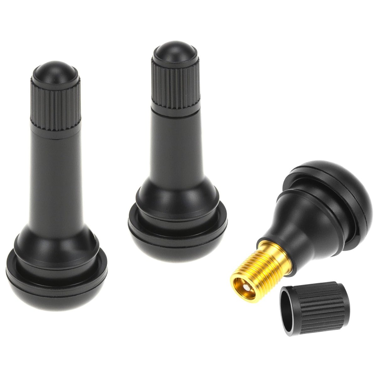 Tr412 Tr413 Tr414 Tire Valve Stems 100 Piece Tubeless Rubber Snap-in Valves For Cars Trucks Trailers Fits 0 453 In Rim Holes Up