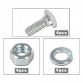 G-plus Front Rear Bumper Bolts Stainless Capped Round Head Compatible With Many Ford Cars And Trucks