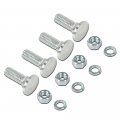G-plus Front Rear Bumper Bolts Stainless Capped Round Head Compatible With Many Ford Cars And Trucks