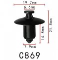 Autobahn88 Push-type-rivet Clip Compatible With Toyota Nissan Oem 67771520101 6777152010o 6777152010go Pack Of 20