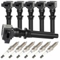 Aintier 6 Ignition Coils Wilth Iridium Spark Plugsfor Land For Rover Range Lr4 V6 Uf-730 Gn10725 48901