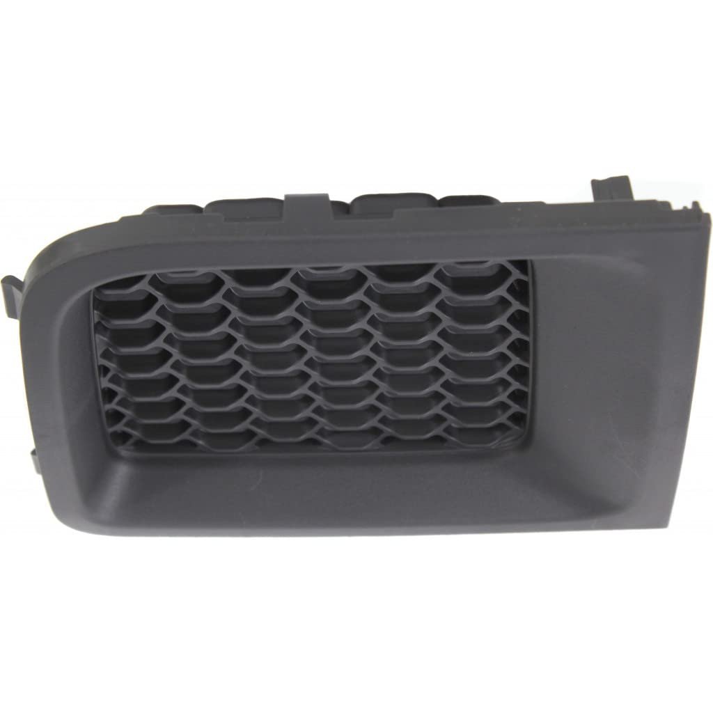 Front Bumper Cover Grille Driver Side For Jeep Renegade 2015 2016 2017 2018 Outer Textured Bezel With Honeycomb Replaces