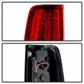 Acanii For 1999-2002 Chevy Silverado 1500 99-06 Gmc Sierra Red Led Tail Lights Brake Lamps