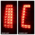 Acanii For 1999-2002 Chevy Silverado 1500 99-06 Gmc Sierra Red Led Tail Lights Brake Lamps