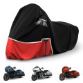 Waterproof Motorcycle Cover For Indian Chieftain And Challenger 420d Oxford Cloth Rain Snow Dust Protection Red Vehicle 