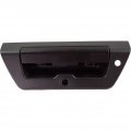 Tailgate Handle For Ford F-150 2015 2016 2017 Power Locking W Camera Hole Led Light Textured Black Bezel Smooth Lever Plastic 