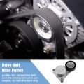 X Autohaux Drive Belt Tensioner Assembly For Mercedes-benz C E G M 2782000570 Metal Black Silver Tone