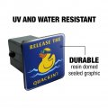 Release The Quackin Kraken Rubber Duck Funny Humor Tow Trailer Hitch Cover Plug Insert