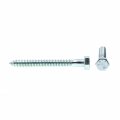 Prime-line Hex Lag Screws 1 2 In X 4-1 A307 Grade A Zinc Plated Steel 25 Pack