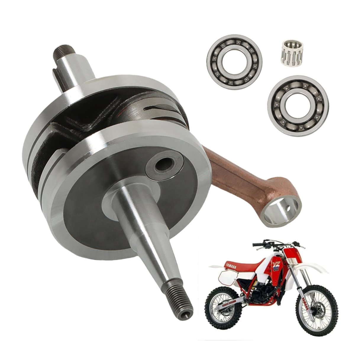 Motorcycle Crank Shaft Crankshaft Kit 4es-11400-02-00 Replacement For Yz80 Yz 80 1993 1994 1995 1996-2001