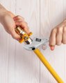 A 3-in-1 Adjustable Wrench With Soft Grip Handle Spanner 30mm Opening Capacity Vanadium Steel 