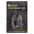 Niche Brake Pad Set For Yamaha V Star 1100 Fz6 Fz6r Virago 250 5vu-25805-00-00 Organic