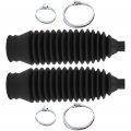 Ocpty New 2-piece Steering Boot For 2007-2008 Honda 2003-2007 Mitsubishi Lancer 2007-2013 Suzuki Sx4 2000-2004 Volvo S40 V40 