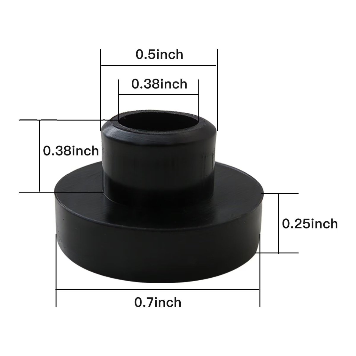10 Pack Universal Fuel Tank Bushing Grommets For Exmark 1-513645 Fits Cub Cadet Mtd Troy Bilt Kohler Tecumseh Scag 3 8 In Id
