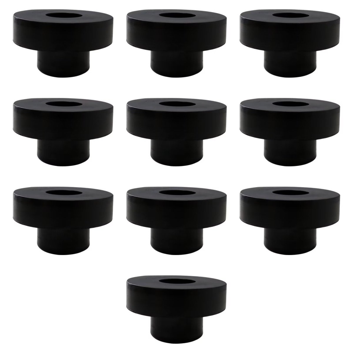 10 Pack Universal Fuel Tank Bushing Grommets For Exmark 1-513645 Fits Cub Cadet Mtd Troy Bilt Kohler Tecumseh Scag 3 8 In Id