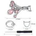 Bling Crystal Car Keychain For Women Accessories With Rhinestones Fashionable Key Chain Keys Fit Bmw Honda Audi Lexus Ford