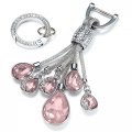 Bling Crystal Car Keychain For Women Accessories With Rhinestones Fashionable Key Chain Keys Fit Bmw Honda Audi Lexus Ford 
