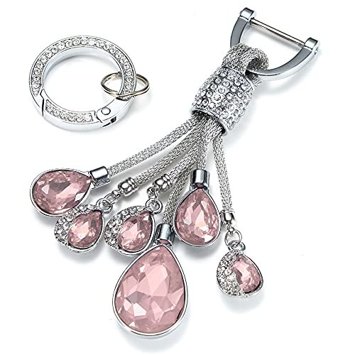 Bling Crystal Car Keychain For Women Accessories With Rhinestones Fashionable Key Chain Keys Fit Bmw Honda Audi Lexus Ford