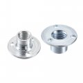 Uxcell 10pcs M8x22x2mm M10x25x1 8mm Brad Hole Tee Nut Carbon Steel T-nuts