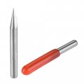 Uxcell Wood Engraving Bit Solid Carbide 3 175mm 1 8 Shank 30 Degree 0 2mm Tip Cnc Router Tool For Acrylic Pvc Mdf Pcb Carving