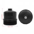 X Autohaux Black Oil Filter Cap Cover 11427521353 Replacement For Bmw E60 E63 E64 E65 E66 E53 E70 X5