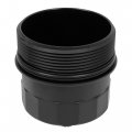 X Autohaux Black Oil Filter Cap Cover 11427521353 Replacement For Bmw E60 E63 E64 E65 E66 E53 E70 X5