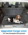 Cartist Cargo Liner Compatible With 2015-2023 Jeep Renegade Trunk Mat Car Rear Boot Black