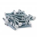 Henne Bery 3 4 Long 6-32 Thread Oval Head Milled Slot Replacement Wall Plate Screws 30 Pack White 