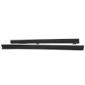 Ikon Motorsports Side Skirts Extention For 2023-2025 Honda Accord 11th Gen Style Pp Polypropylene Unpainted Black Rocker Panel