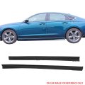 Ikon Motorsports Side Skirts Extention For 2023-2025 Honda Accord 11th Gen Style Pp Polypropylene Unpainted Black Rocker Panel