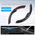 Cartist Carbon Fiber Steering Wheel Cover Custom Fit For Tesla Model 3 2017-2023 2024 And 2020-2023 Y Accessories Anti Skid