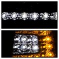Acanii For Smoked 1997-2003 Ford F150 Expedition Led Strip Drl Headlights Led Corner Lights Driver Passenger Side