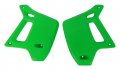 Green Radiator Side Covers Plastics Shrouds For Kawasaki 1990-94 Kdx200 Kdx 200 