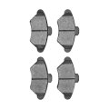 Disc Brake Pads For Ford Thunderbird 1993 1994 1995 1996 1997 Low Metallic Friction 70 6 Mm Or 2 78 In Outer Pad Height Front 