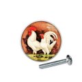 Design 14 Poultry Hens And Roosters Chickens By Mcd Series 1 5 Ceramic Cabinet Dresser Drawer Pull Knob
