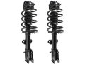 Front Strut And Coil Spring Assembly Set Of 2 For 2008-2016 Chrysler Town Country Excludes Models With Nivomat Rear Suspension 