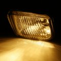 Auto Dynasty For Honda Civic Headlight Black Bumper Fog Light Amber Lens 6th Generation Ej Em Ek D16