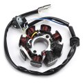 Minho 8 Poles Ac Magneto Stator In Copper Material Come With Pickup Trigger For Chinese Gy6 4-stroke 139qma 139qmb 50cc Engine 