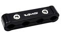 3pc Piece Black Billet Aluminum Spark Plug Wires Cables Separators Dividers Organizers Holders Kit Set For V4 V6 V8 Engine