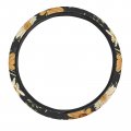 Geprint Daisy Flower Car Steering Wheel Cover Bohemia Style Anti-slip Accessories Universal Fit For Truck Suv 