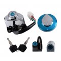 Leemas Fuel Gas Tank Cap Lock Cover With Keys Compatible Honda Shadow Vlx 600 Vt600 Vt400 750 400