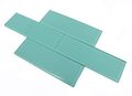 Premium Quality Soft Mint 3x9 Glass Subway Tile For Bathroom Walls Kitchen Backsplashes By Vogue 