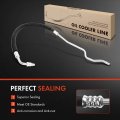 A-premium Engine Oil Cooler Line Hose Assembly Compatible With Gmc Yukon K2500 Suburban Chevrolet Blazer K00 1992-1993 K1500