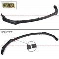 Fits For 2018-2020 Infiniti Q50 Base Premium Unpainted Matt Black Front Bumper Lip Spoiler Splitter