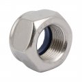 Uxcella 2pcs M18 X 1 5mm Pitch Metric Fine Thread 304 Stainless Steel Hex Lock Nuts