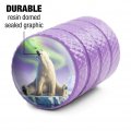 Polar Bear Aurora Northern Lights Valve Stem Caps For Tire Rim Wheel Aluminum Purple