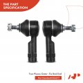 A-premium 6pcs Front Suspension Kit Sway Bar Link Outer Tie Rod End Lower Ball Joint Compatible With Hyundai Tiburon 2003 2004