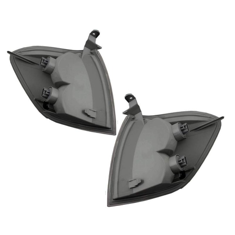 Pair Corner Lights For 05-07 Sequoia And 05-06 Tundra Full 4dr Front Driver Passenger Side Clear Polycarbonate Lens Halogen