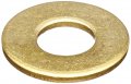 Small Parts Brass Flat Washer Plain Finish Din 125 Metric M3 Screw Size 3 2 Mm Id 7 Od 0 5 Thick Pack Of 100 