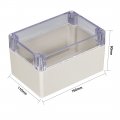 Uxcell 160x110x90mm 6 3x4 33x3 54inch Wateproof Electronic Abs Plastic Diy Junction Project Box Enclosure Case Outdoor Indoor